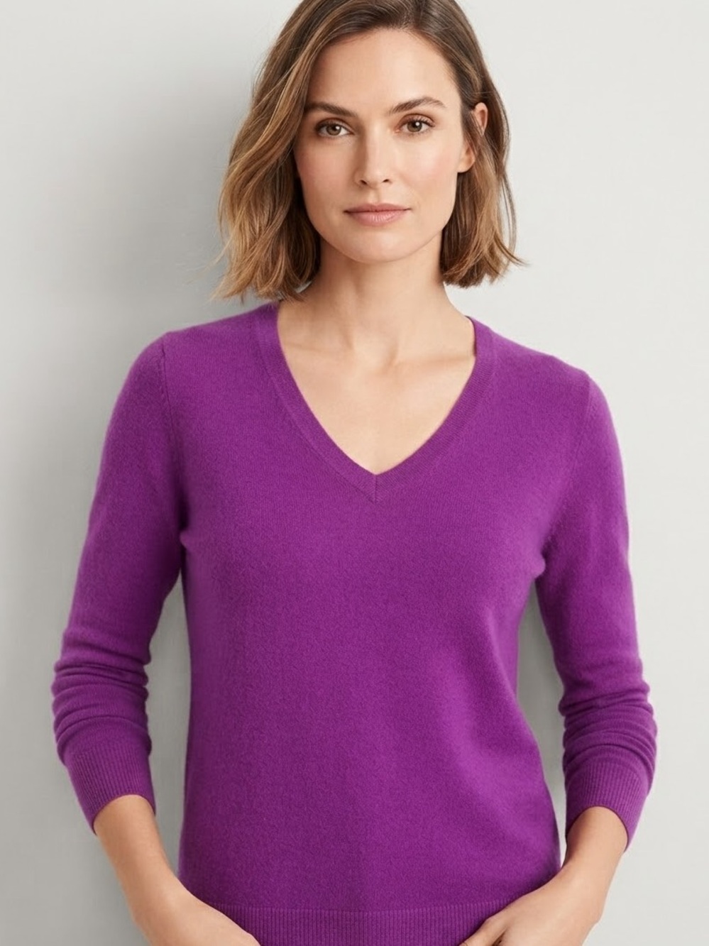 Talbots Cashmere V Neck Sweater